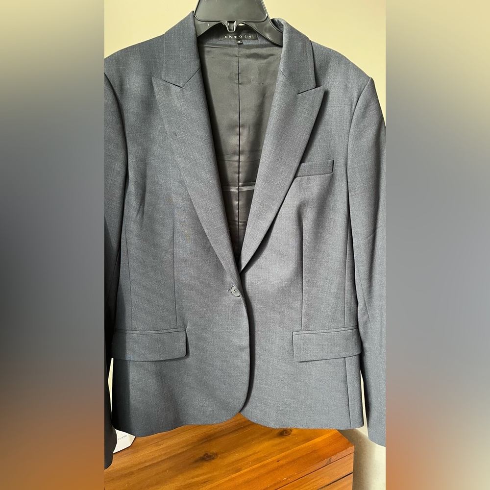 Theory // Anthracite blazer // Size 12